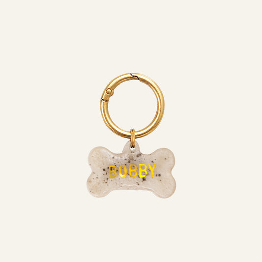 Custom Bone Name Tag - Pearly
