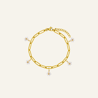 CUSTOM CHARM ARMBAND - GOUD