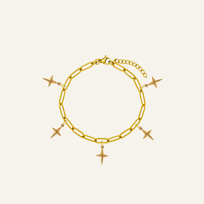 CUSTOM CHARM ARMBAND - GOUD