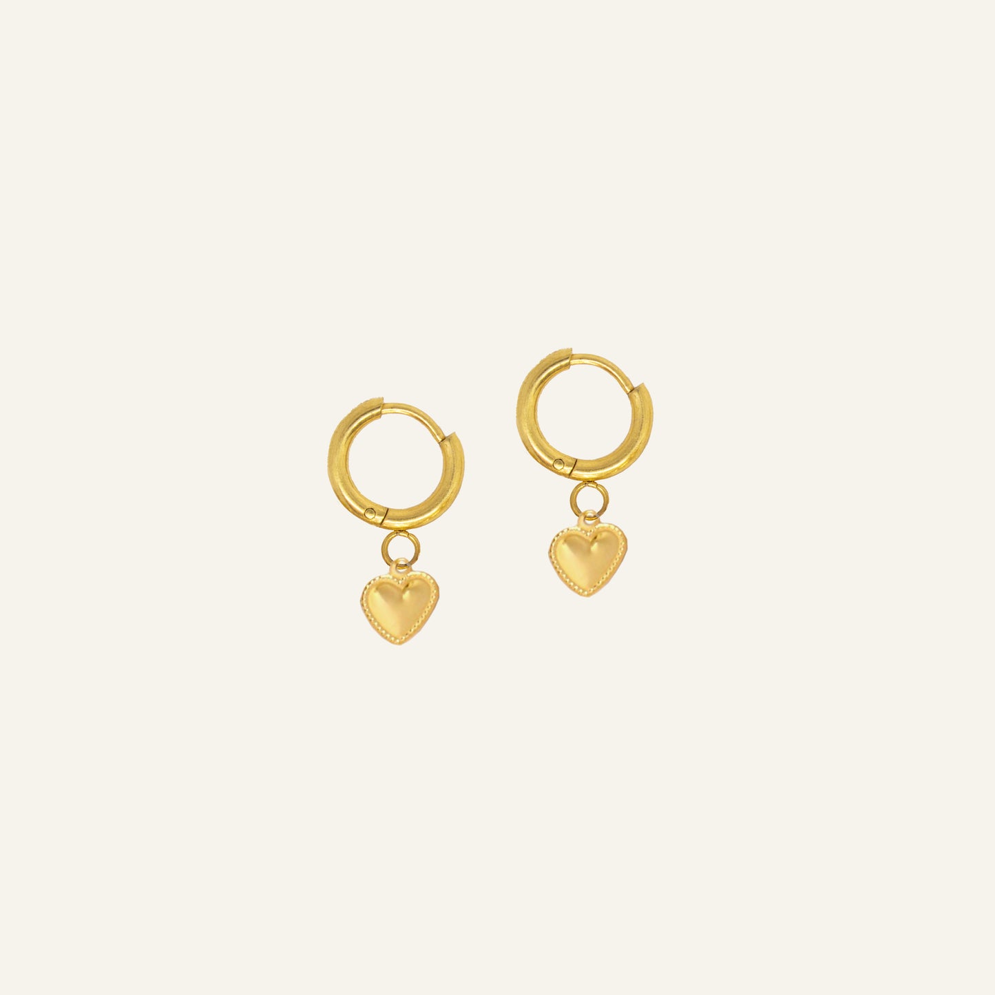 CUSTOM CHARM CREOLEN GOUD