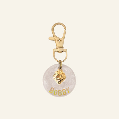 CUSTOM CHARM NAME TAG - PEARLY