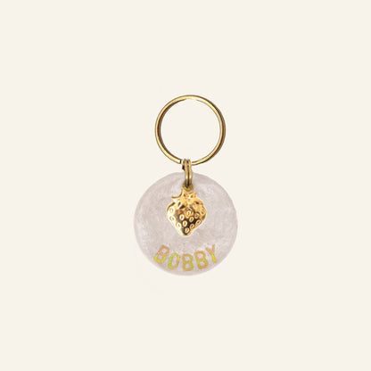 CUSTOM CHARM NAME TAG - PEARLY