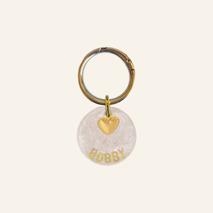 CUSTOM CHARM NAME TAG - PEARLY