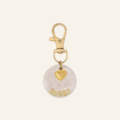 CUSTOM CHARM NAME TAG - PEARLY