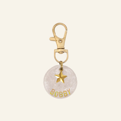CUSTOM CHARM NAME TAG - PEARLY