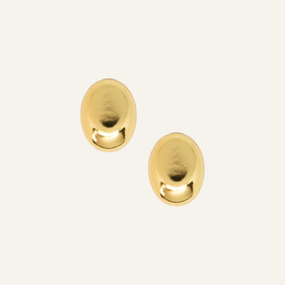 EGG OORBELLEN - GOUD