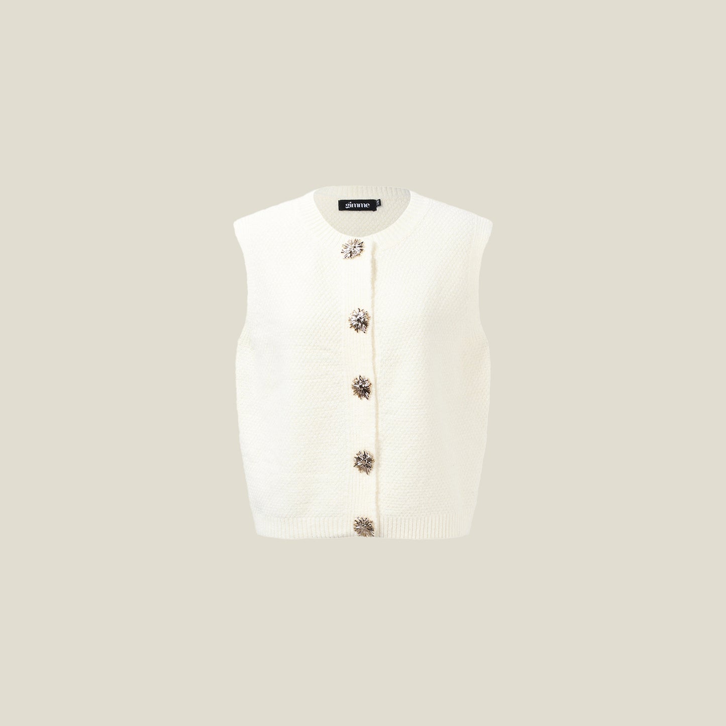 ESSENTIAL BUTTON SPENCER - WIT