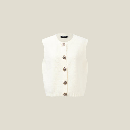 ESSENTIAL BUTTON SPENCER - WIT