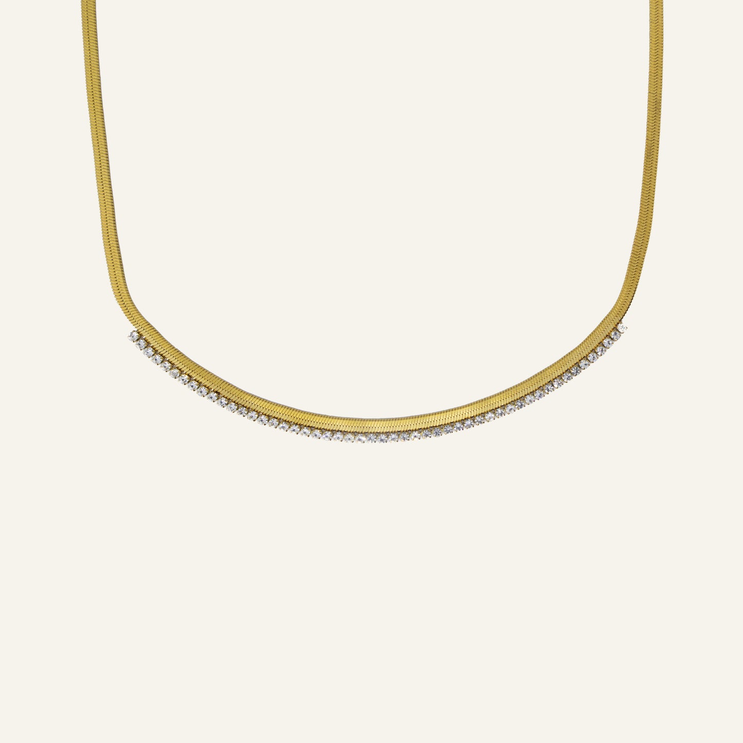 FESTIVE FLAT KETTING GOUD