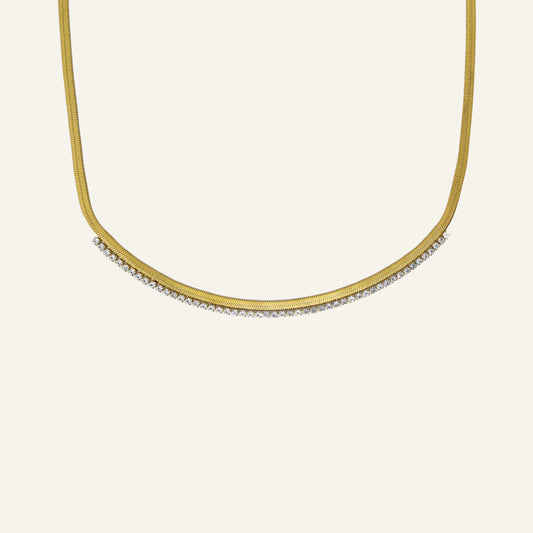 FESTIVE FLAT KETTING GOUD