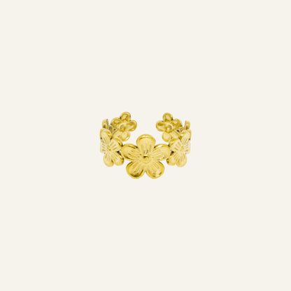 Floral Ring - Gold