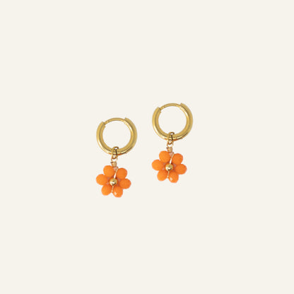 FLOWER CREOLEN - GOUD/ORANJE