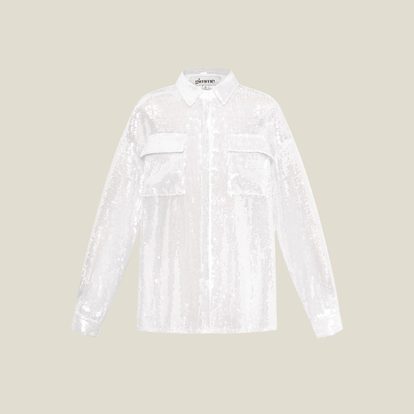 Glitter blouse - white 