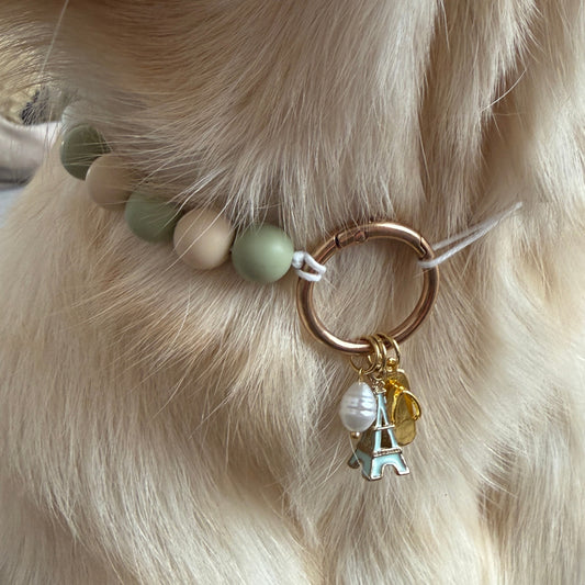 BEADS ANTI-TEKEN HONDENKETTING - GROEN