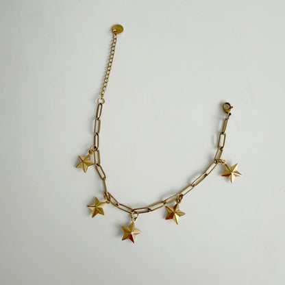 CUSTOM CHARM ARMBAND - GOUD