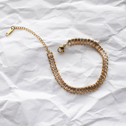 ZIRKONIA ARMBAND - GOUD