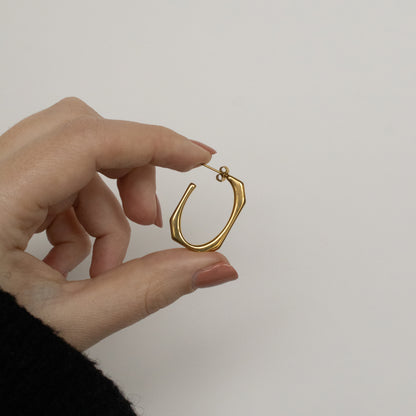 GEO EARRINGS - GOLD
