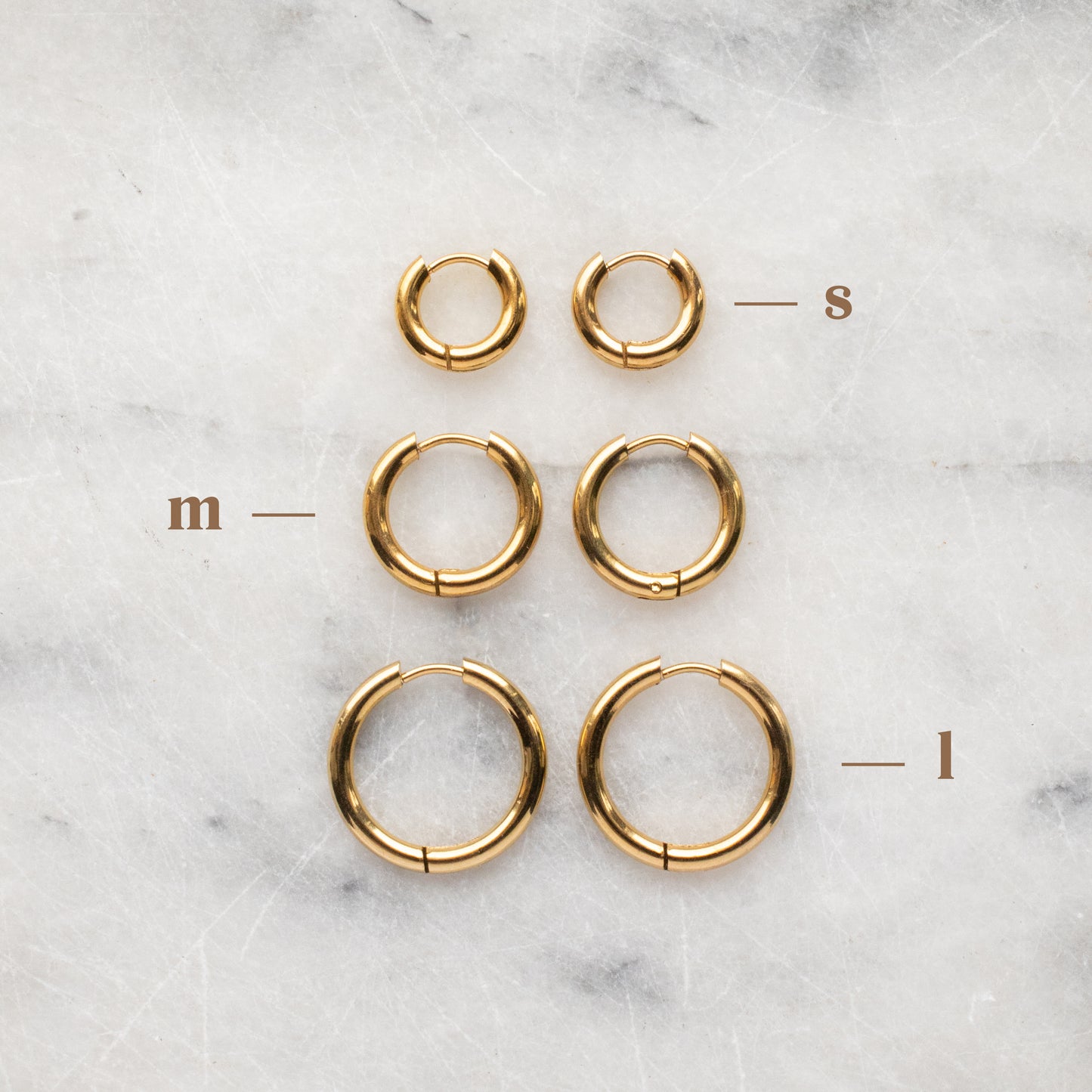 PLAIN HOOPS GOUD