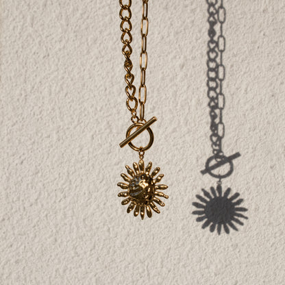 SUNNY LOCK NECKLACE - GOLD