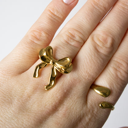 BOW RING - GOLD