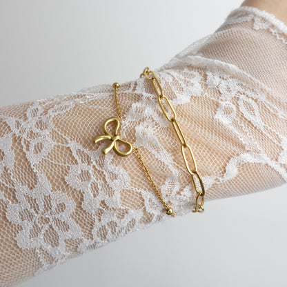 BOW BRACELET - GOLD