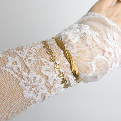 HEARTS ARMBAND - GOUD