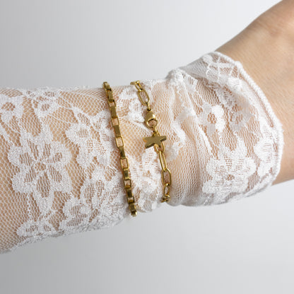 SHACKLE BRACELET - GOLD