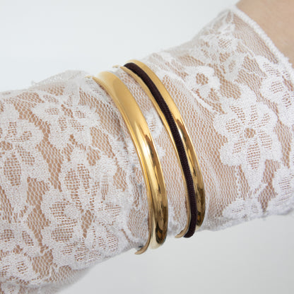 FANCY HAIR-TIE BANGLE - GOUD