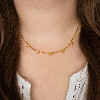 Cherry Necklace - Gold