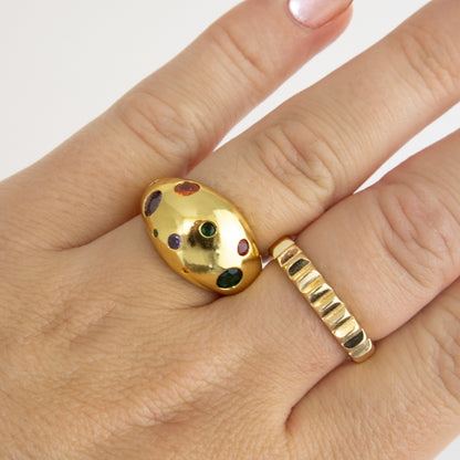 Colorful Ring - Gold