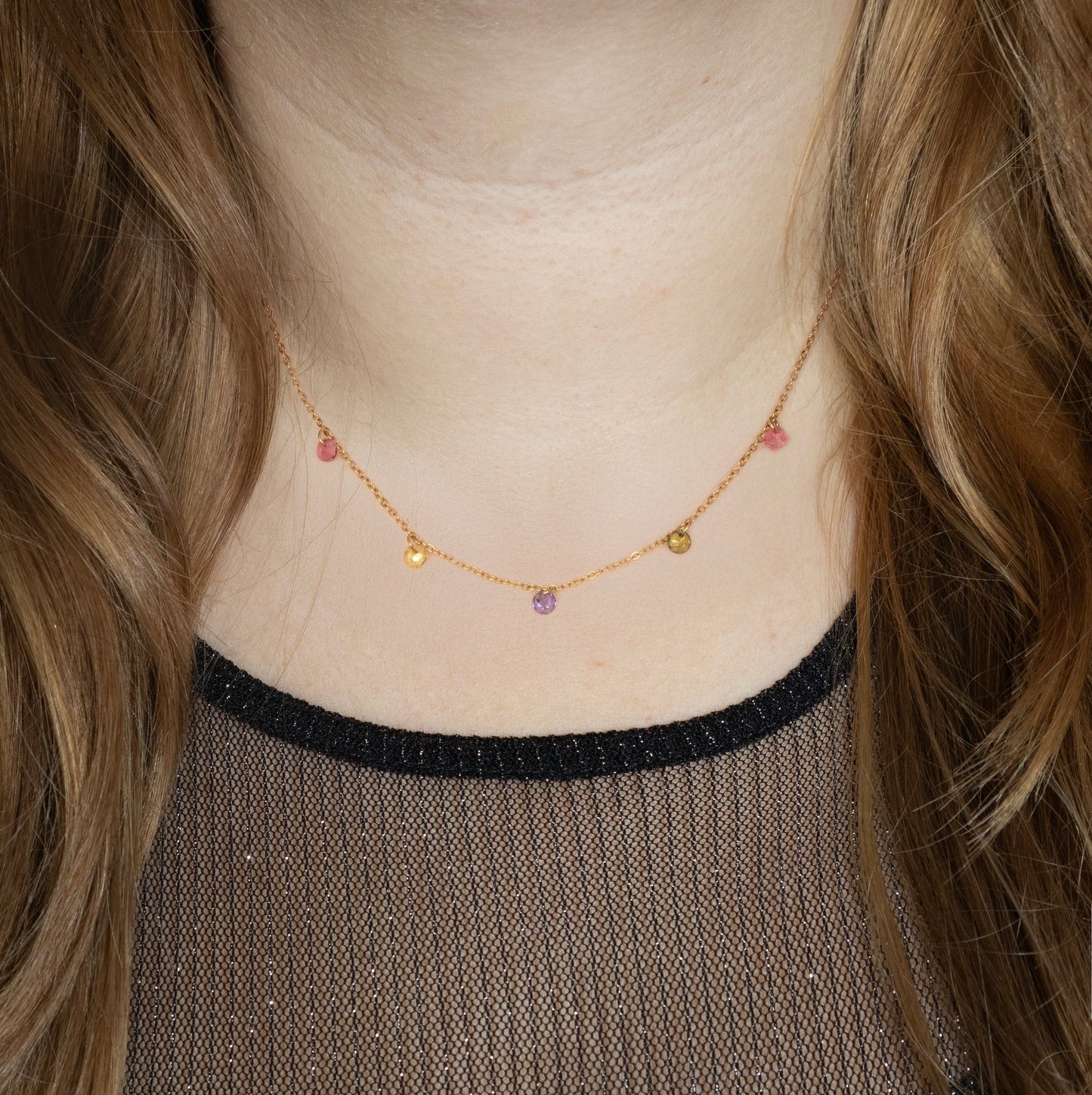 COLORFUL KETTING GOUD