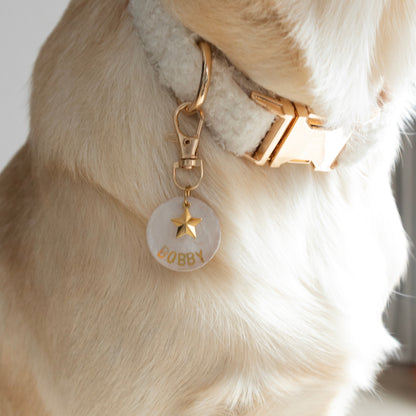 CUSTOM CHARM NAME TAG - PEARLY