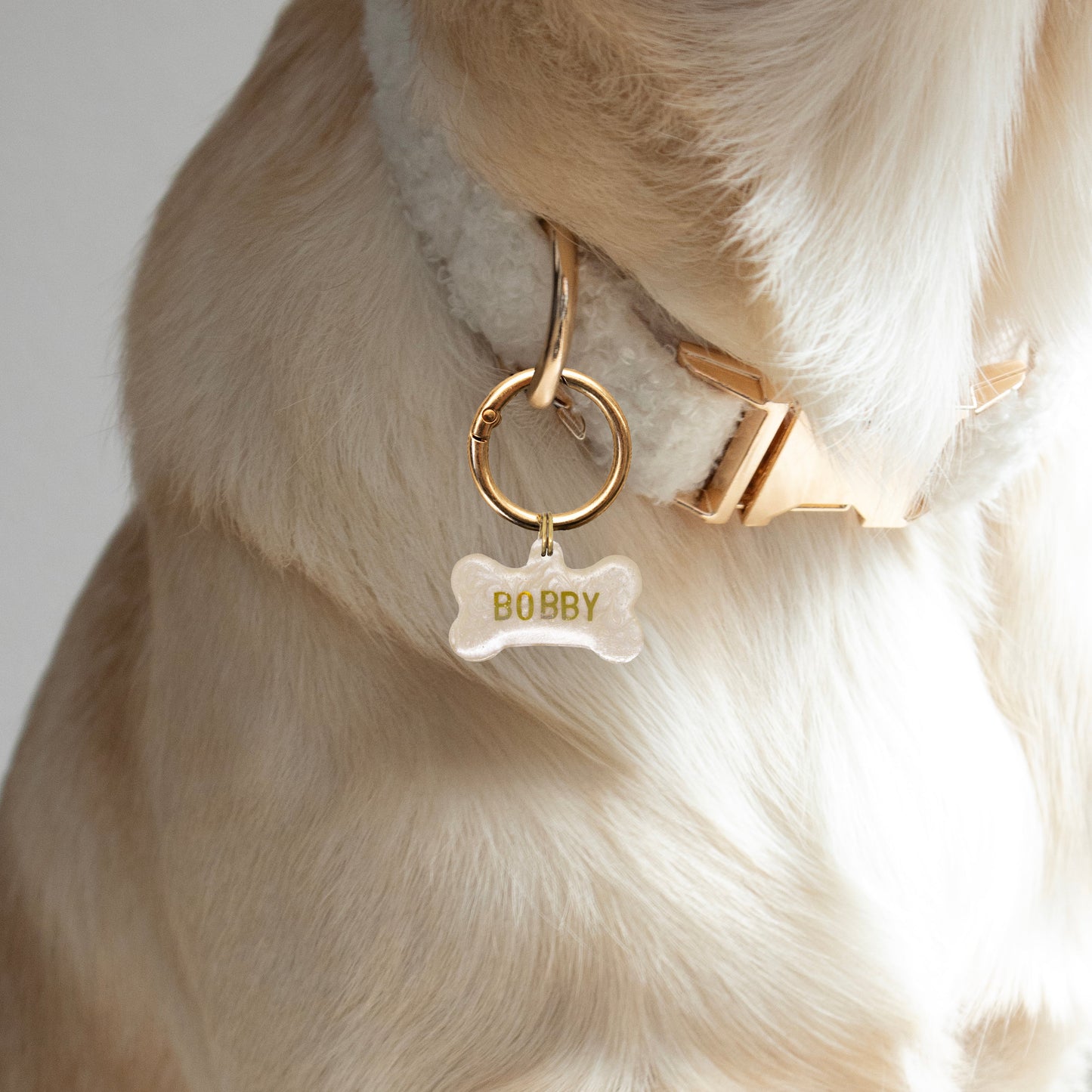 Custom Bone Name Tag - Pearly