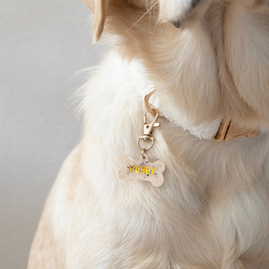 Custom Bone Name Tag - Pearly