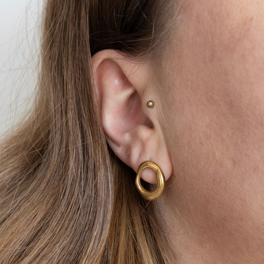 ORGANIC OORBELLEN - GOUD