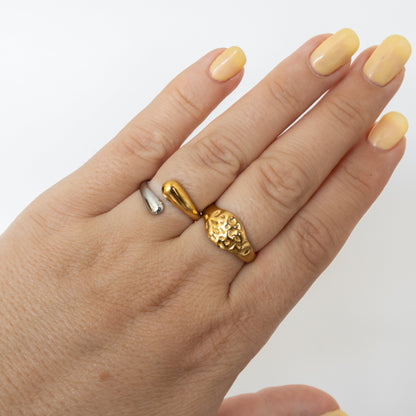 HUG RING - GOLD/SILVER