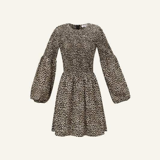 LEOPARD JURK - BRUIN