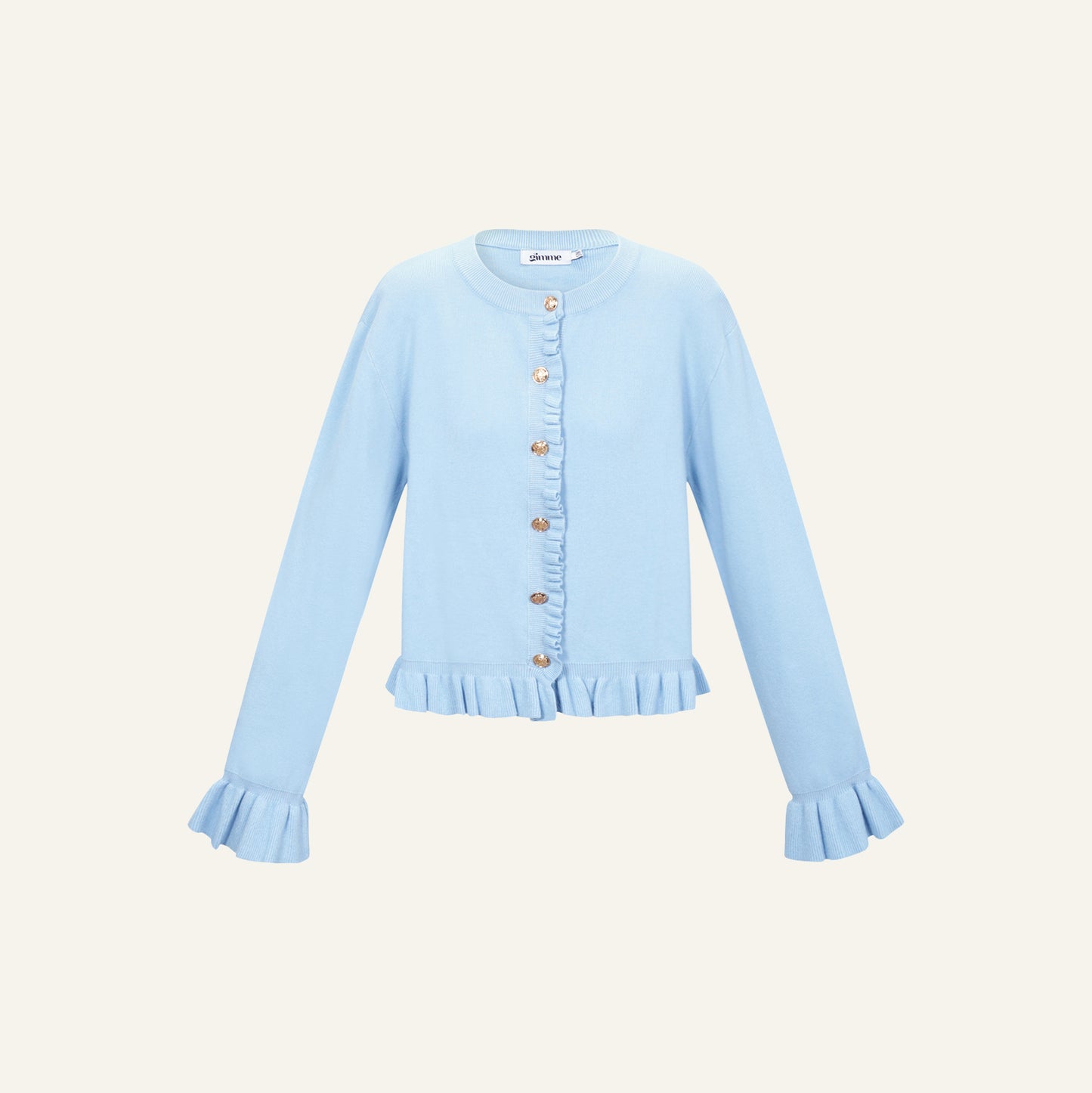 LOUNGE CARDIGAN - BLAUW