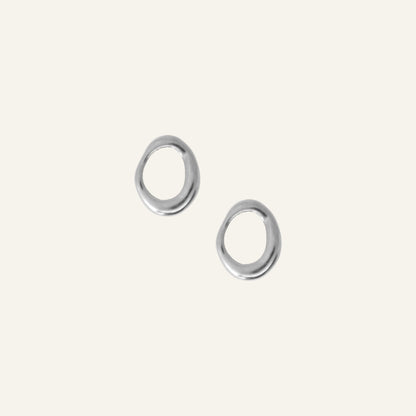 ORGANIC EARRINGS - SILVER