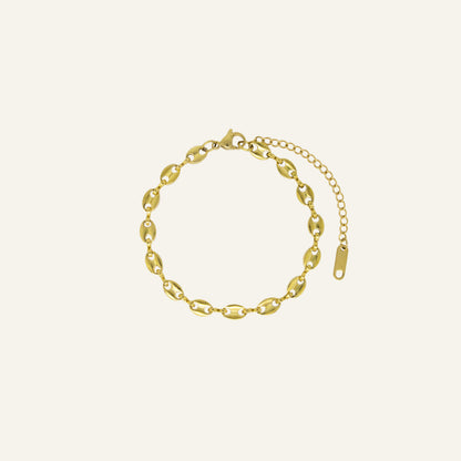OVALS ARMBAND - GOUD