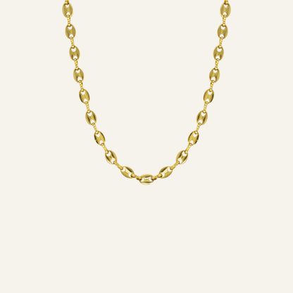 OVALS KETTING - GOUD