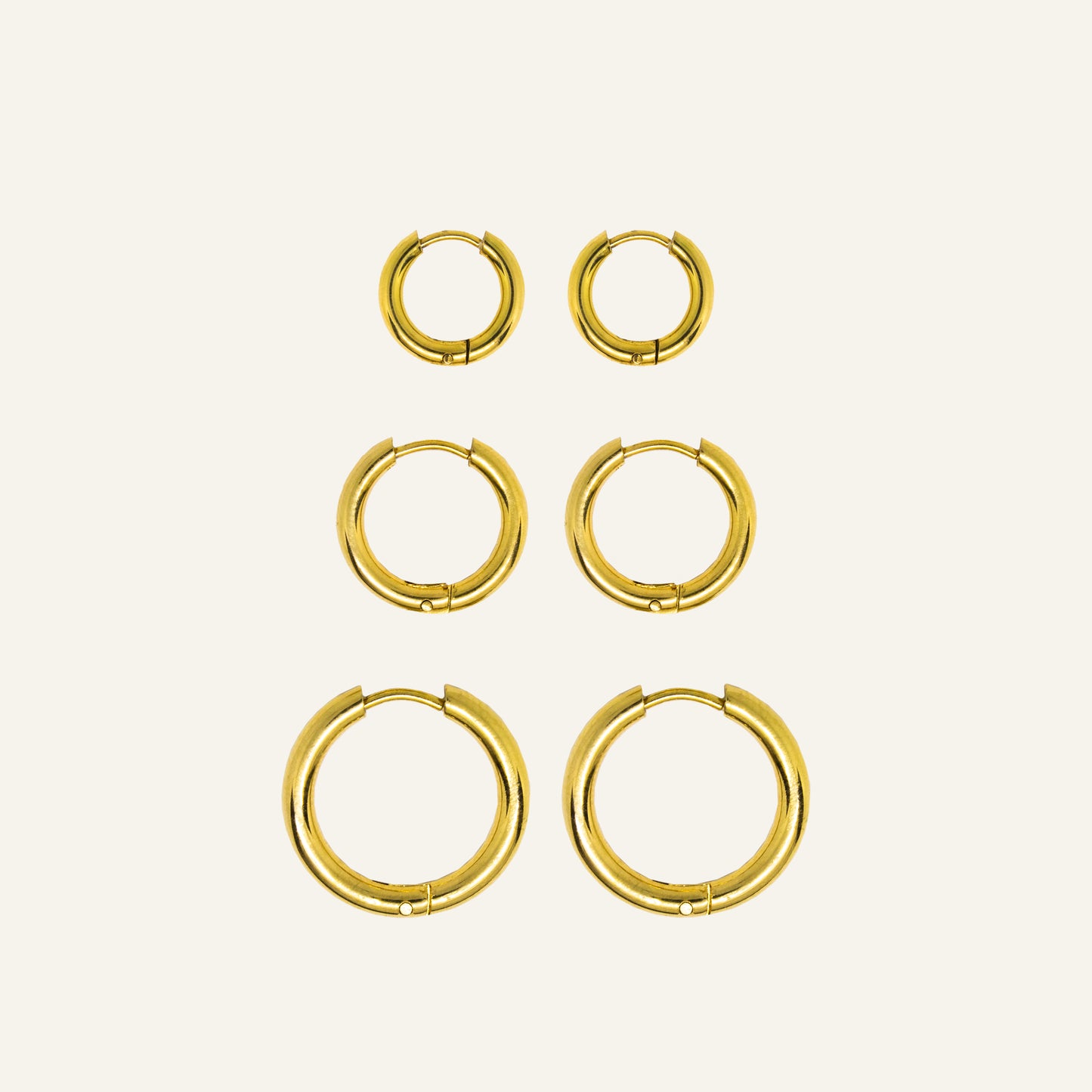 PLAIN HOOPS GOUD