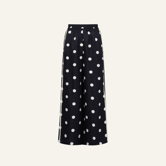 POLKA DOTS BROEK - ZWART
