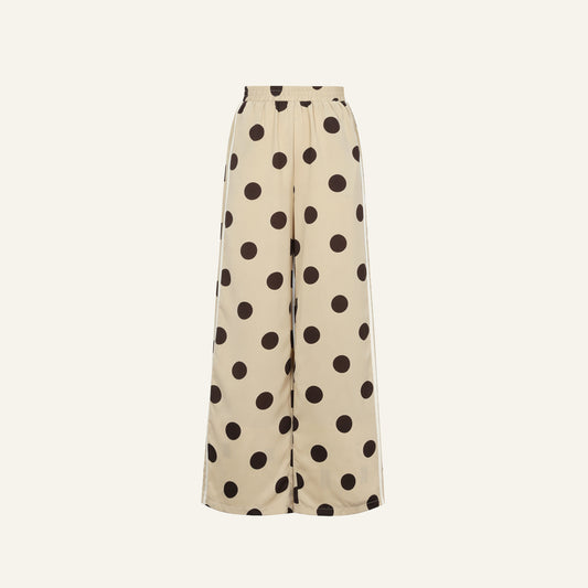 POLKA DOTS BROEK - KHAKI