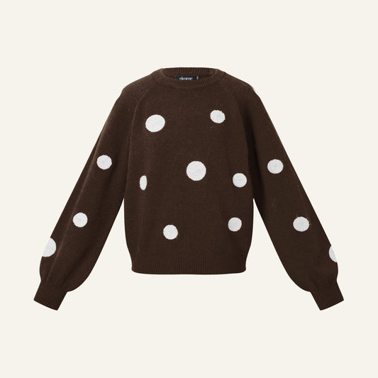 POLKA DOTS KNIT - BRUIN