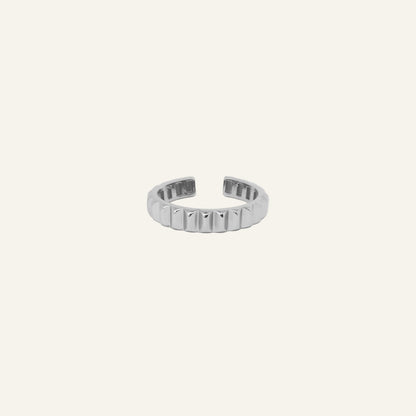 RIBBED RING GOLD