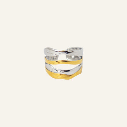 RIPPLE RING - GOLD