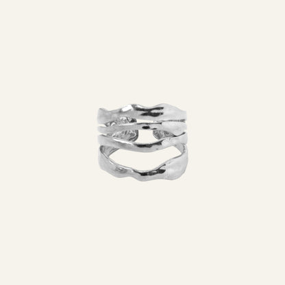 RIPPLE RING - SILVER