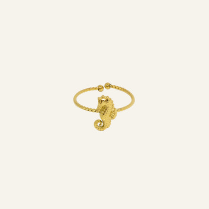 Seahorse Ring - Gold
