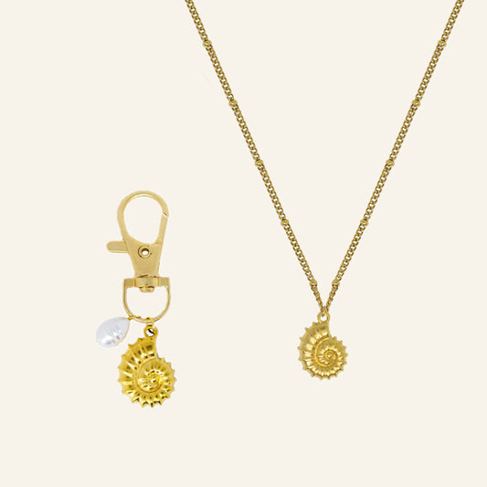 SHELL KETTING & CHARM SET